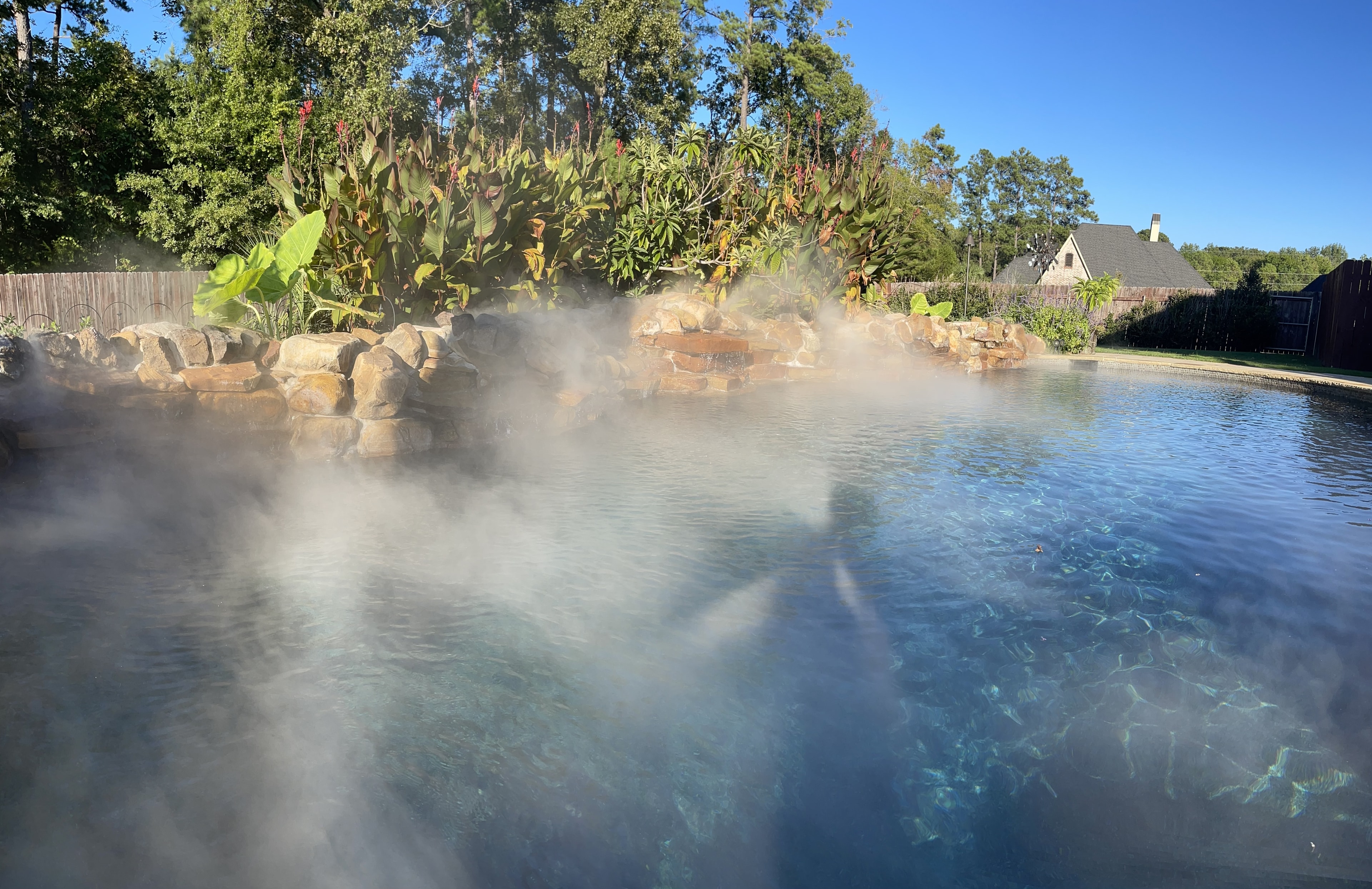 Mistscaping outdoor landscape mist effect